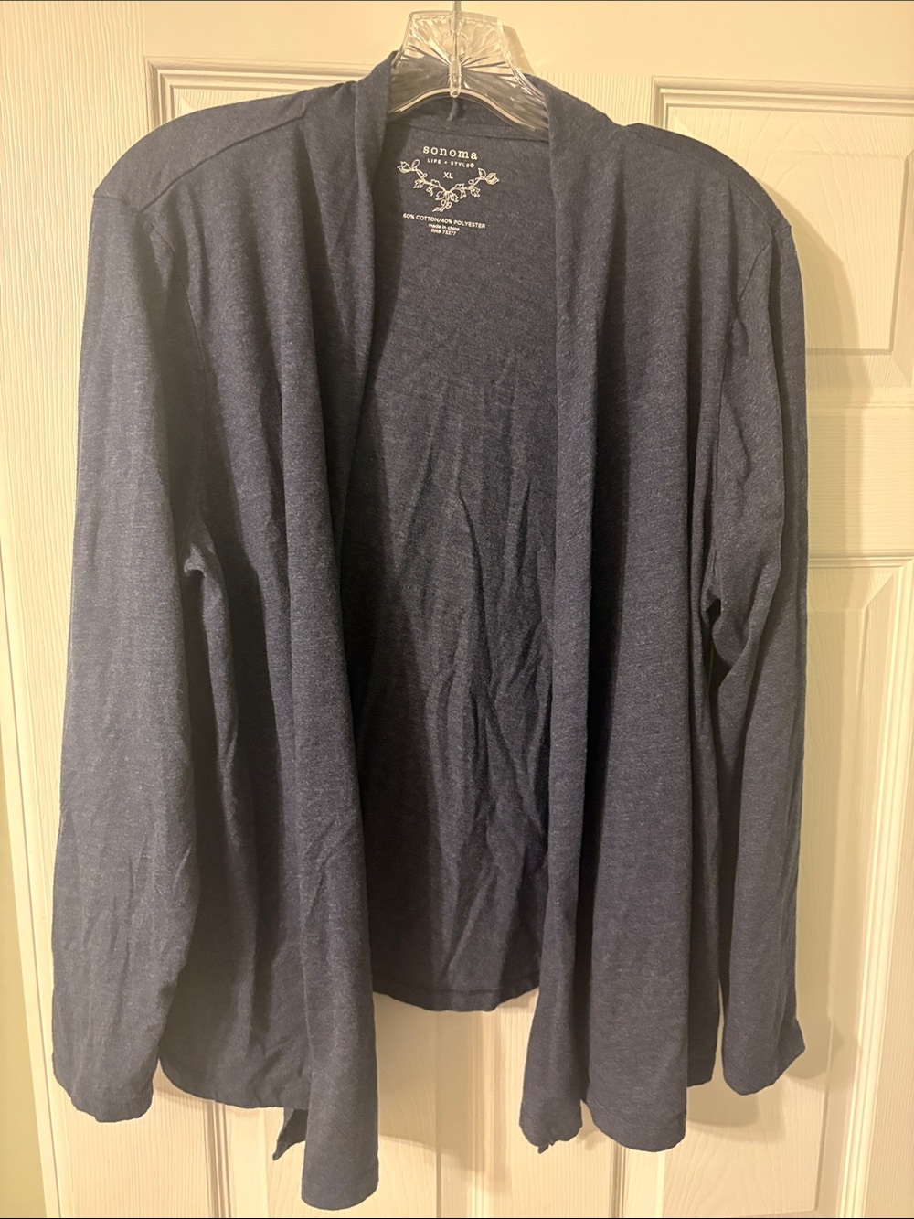 Sonoma Navy Open-Front Women's Cardigan
